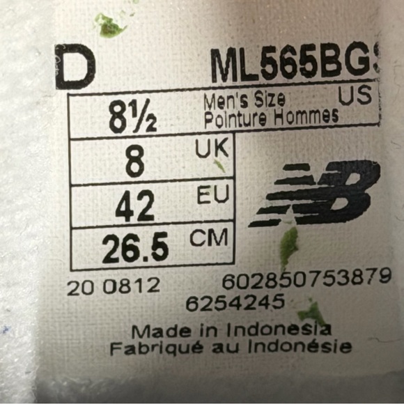 New Balance Men's 565 Suede Sneakers Men’s Size 8.5 Shoes - Picture 10 of 11